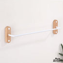 Porte serviette salle de bain blanc