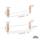 Porte serviette salle de bain blanc