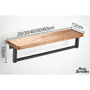 Porte serviette salle de bain bois