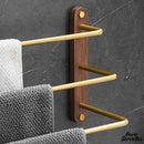 Porte serviette salle de bain mural