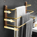 Porte serviette salle de bain mural