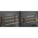 Porte serviette salle de bain mural