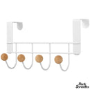 Porte-serviette sur porte blanc