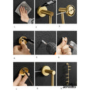 Porte serviette vertical salle de bain