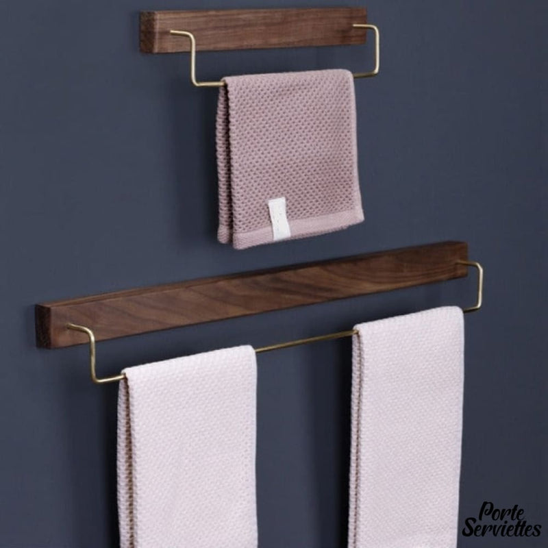 porte serviettes en bois