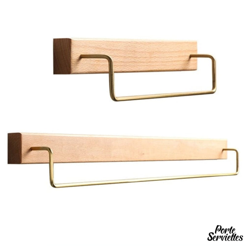 porte serviettes en bois