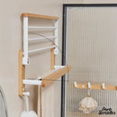 Porte serviettes mural blanc