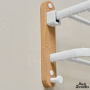 Porte serviettes mural blanc