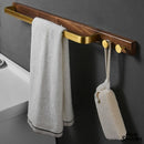 Porte serviettes mural bois